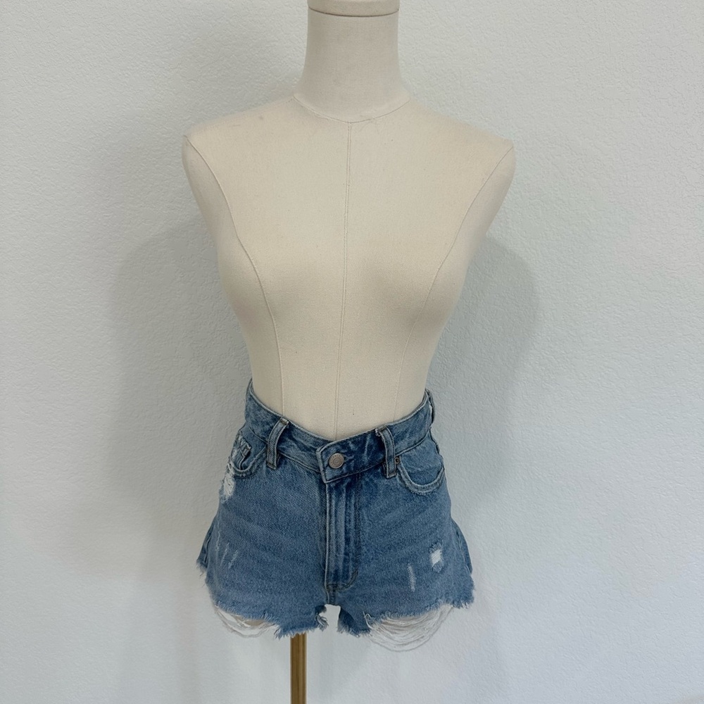 PacSun Light Blue Denim Shorts